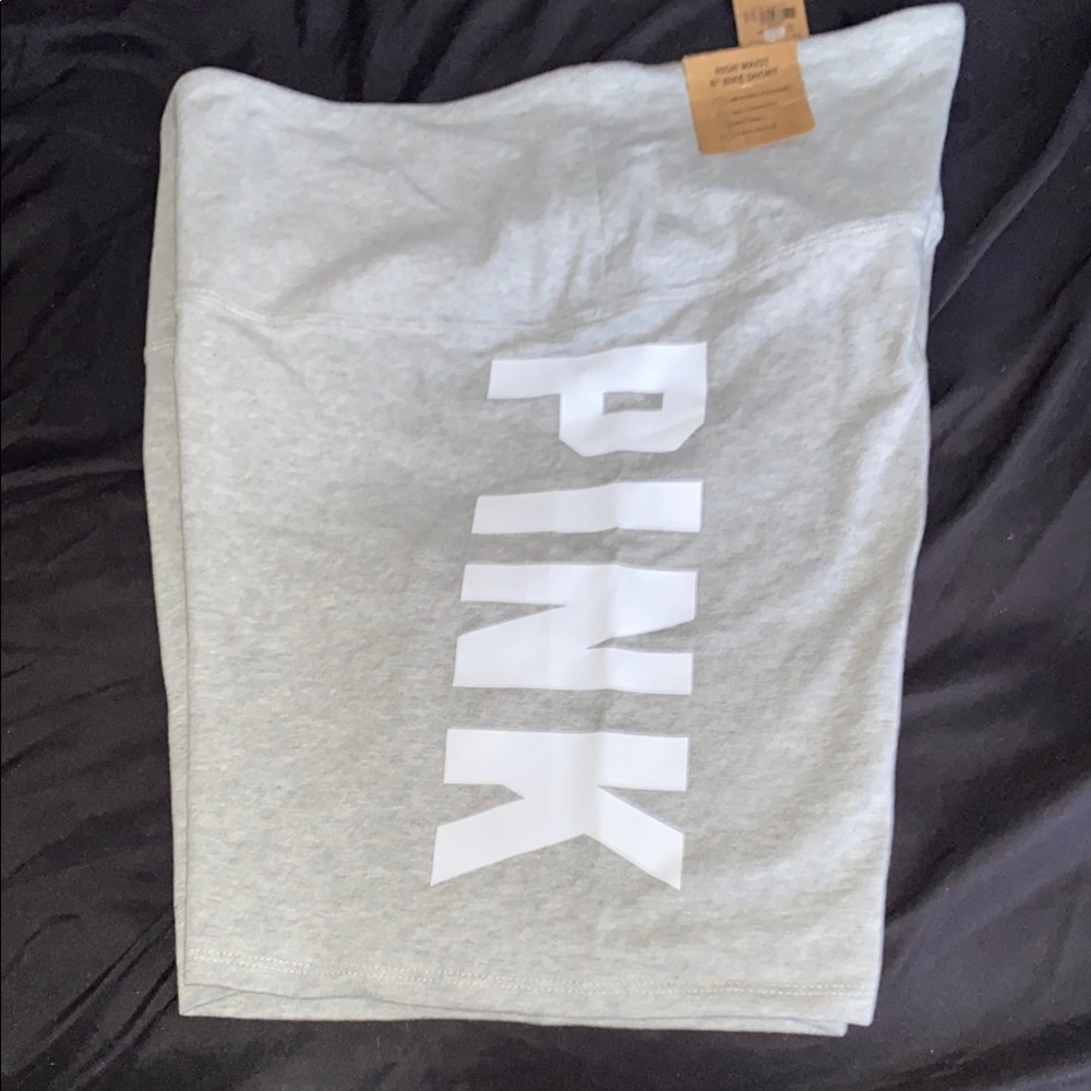 PINK Victoria's Secret Gray Bike Shorts